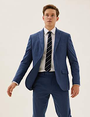 Slim Fit Textured Jacket