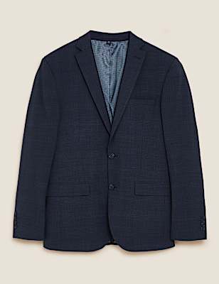 The Ultimate Slim Fit Check Suit Jacket