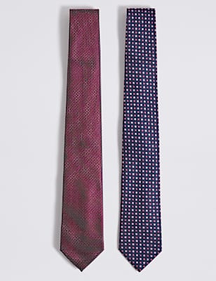 2 Pack Assorted Ties