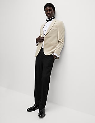 Slim Fit Velvet Jacket