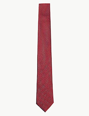 Polka Dot Pure Silk Tie