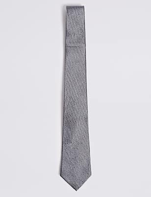 Textured Pure Silk Tie