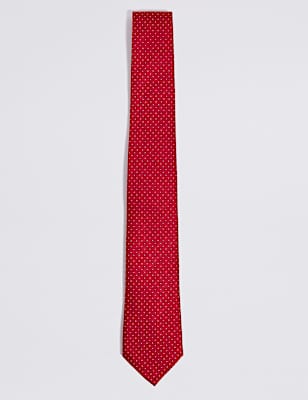 Polka Dot Pure Silk Tie'