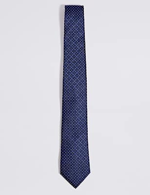 Polka Dot Pure Silk Tie'