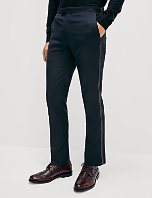 Slim Fit Stretch Tuxedo Trousers