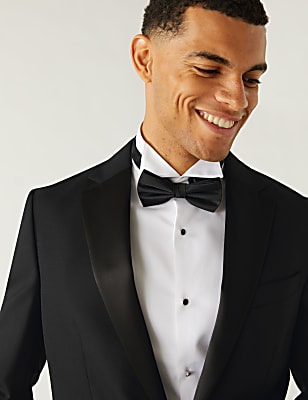 Regular Fit Pure Wool Tuxedo Jacket