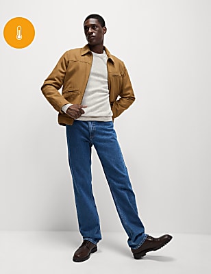 Canvas Trucker Utility Jacket