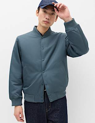 Satin Bomber Jacket