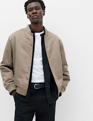 Satin Bomber Jacket