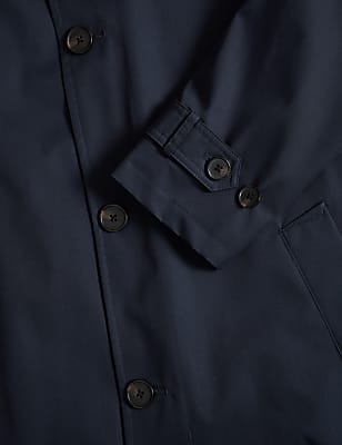 Cotton Blend Mac with Stormwear™