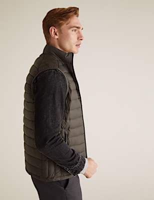 Feather & Down Padded Gilet Stormwear&trade;