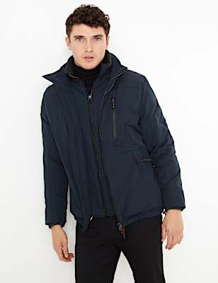 Double Collar Padded Jacket with Stormwear&trade;