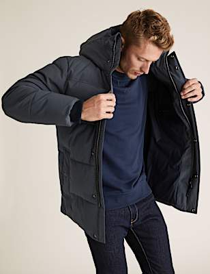 Hooded Puffer Jacket with Thermowarmth&trade;