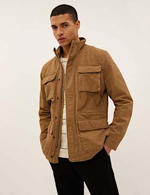 Pure Cotton Utility Jacket