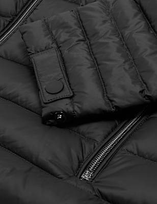 Pure Polyamide Plain High Neck Jacket