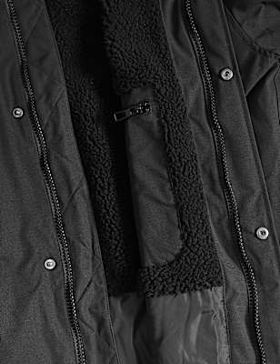 Borg Lined Parka Jacket with Stormwear&trade;