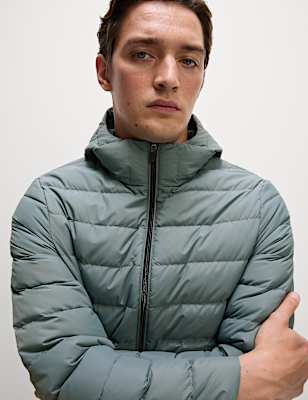 Lightweight Feather & Down Padded Jacket