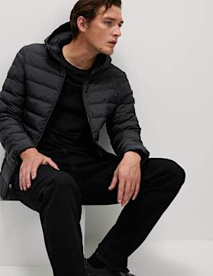 Lightweight Feather & Down Padded Jacket