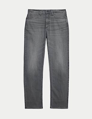 Straight Fit Stretch Jeans