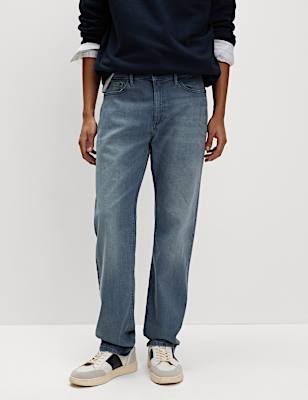Straight Fit Stretch Jeans