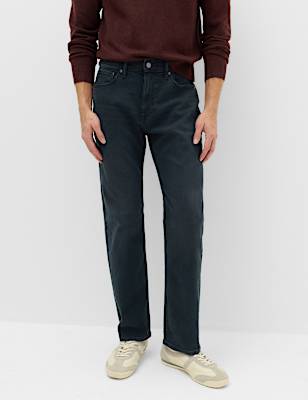 Straight Fit Stretch Jeans