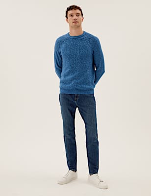 Tapered Fit Stretch Jeans