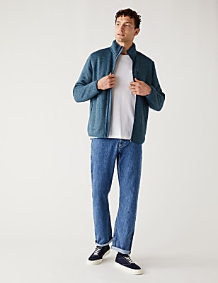 Loose Fit Rigid Vintage Wash Jeans