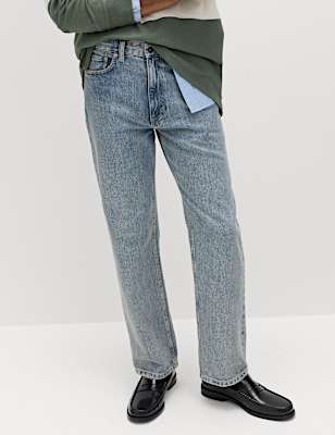 Authentic Relaxed Straight Fit Jeans