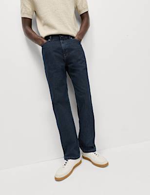 Authentic Relaxed Straight Fit Jeans
