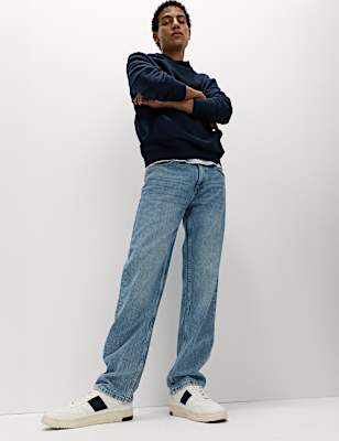 Straight Fit Stretch Jeans