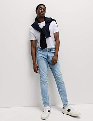 Slim Fit 5 Pocket Stretch Jeans