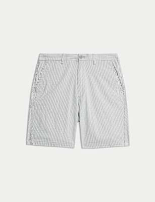 Half-Elasticated Waist Chino Shorts