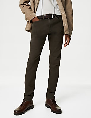 Slim Fit Tea Dyed Stretch Jeans