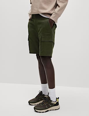 Straight Fit Stretch Cargo Short