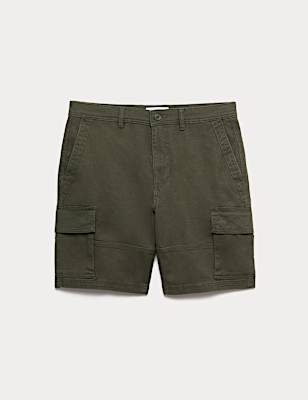 Straight Fit Stretch Cargo Short