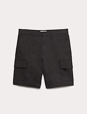 Straight Fit Stretch Cargo Short