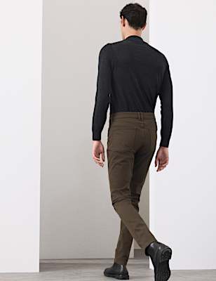 Cotton Rich Twill Performance Trousers