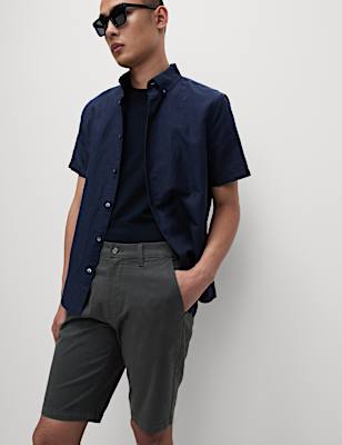 Regular Fit Stretch Chino Shorts