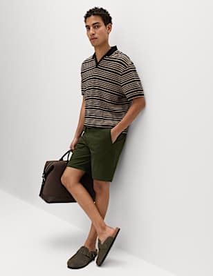 Regular Fit Stretch Chino Shorts