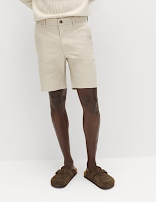 Regular Fit Stretch Chino Shorts