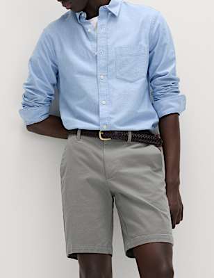 Regular Fit Stretch Chino Shorts