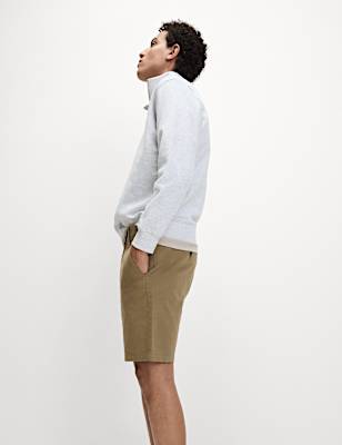 Regular Fit Stretch Chino Shorts