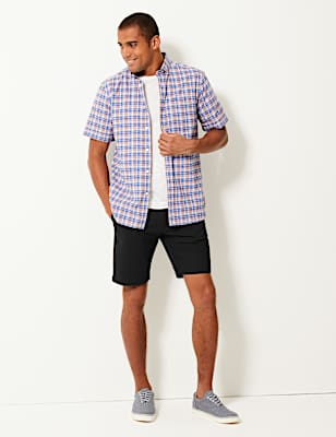 Cotton Rich Chino Shorts with Stretch