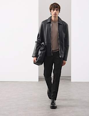 Slim Fit Cotton Rich Stretch Trousers