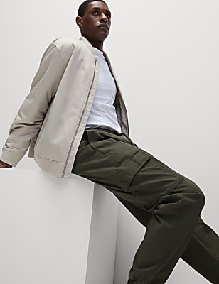 Elasticated Waist Ripstop Cargo Trousers