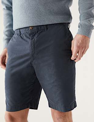 Pure Cotton Half Elasticated Waist Shorts