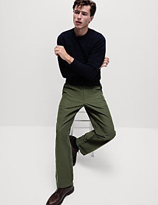 Loose Fit Utility Trousers