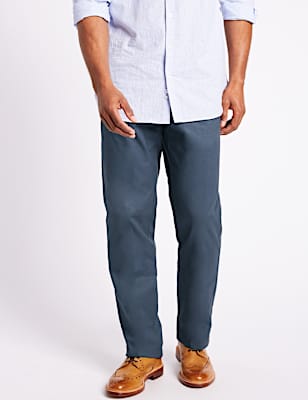 Regular Fit Pure Cotton Chinos with Stormwear&trade;