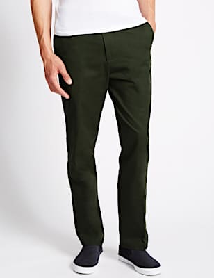 Regular Fit Pure Cotton Chinos with Stormwear&trade;