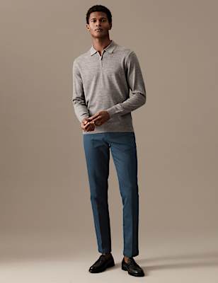 Slim Fit Italian Stretch Chinos